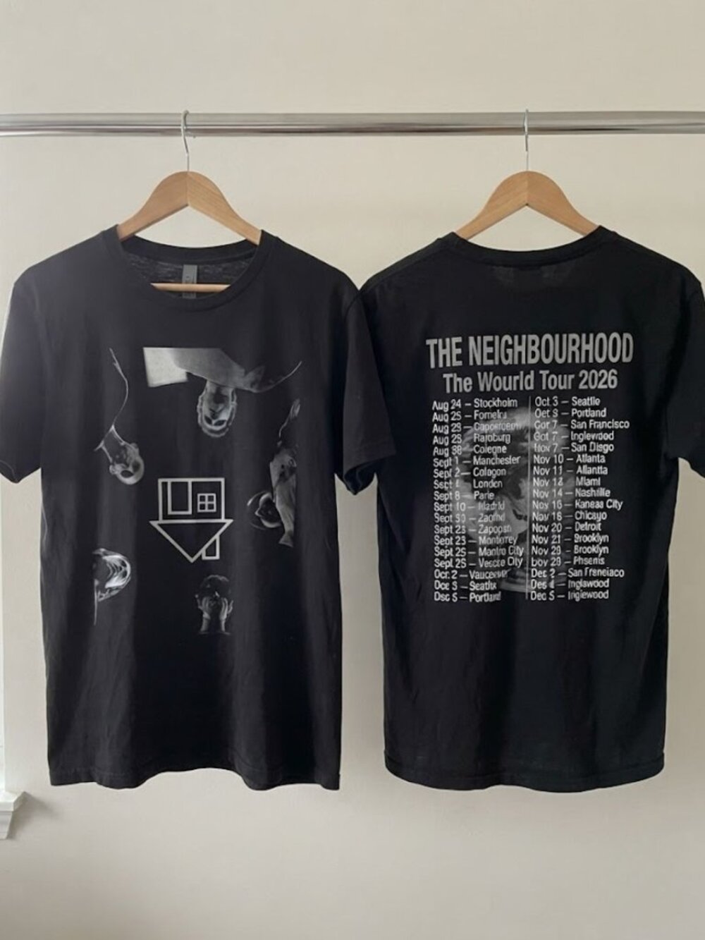 The Neighbourhood Band Tour 2026 T-Shirt Reprint